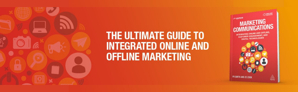 Cover of the book with text: The ultimate guide to integrated online & offline marketing