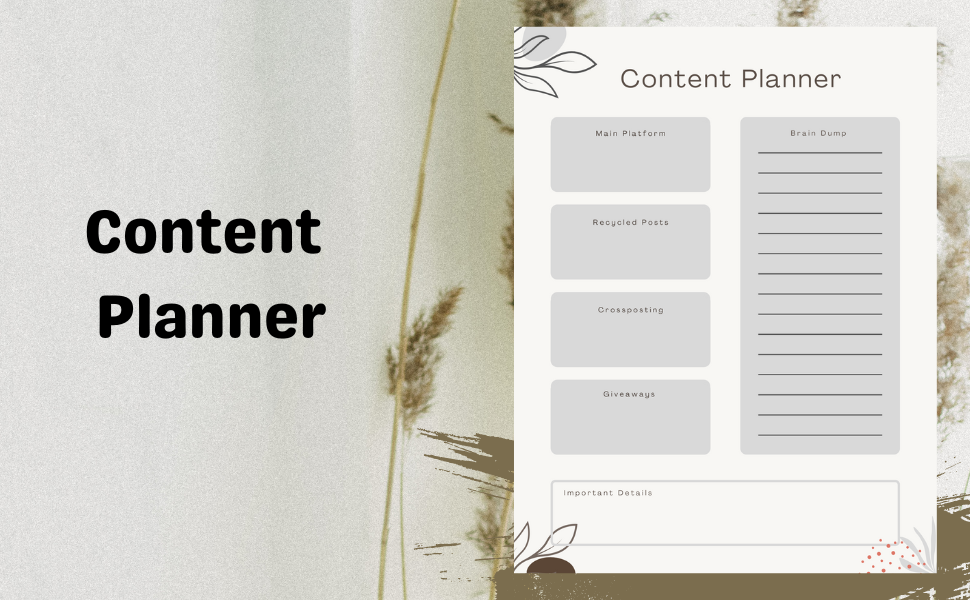 content planner