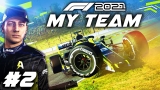 F1 2021 MY TEAM CAREER Part 2: MASSIVE AI CRASH! TOUGH SECOND RACE REALITY CHECK!