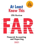 At Least Know This – CPA Review – 2021 – Financial Accounting and Reporting