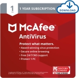 McAfee AntiVirus Protection 2022 | 1 PC (Windows)| Antivirus Protection, Internet Security Software | 1 Year Subscription | Download Code