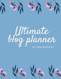 Ultimate Blog Planner, Blog Post Planner, Blogging Kit, Blog Planning, Blog Monthly Planner, Blog Planning Notebook